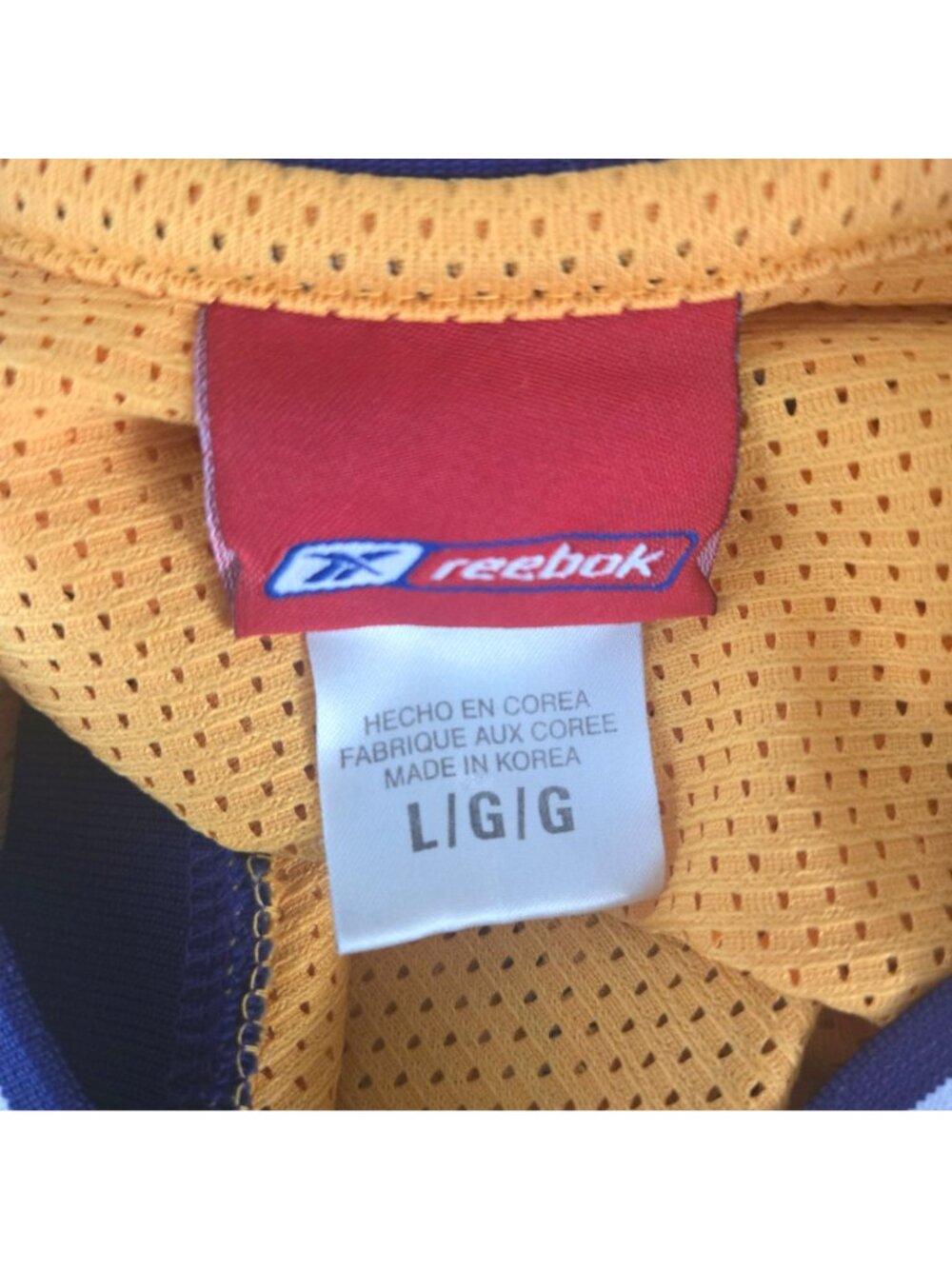 Los Angeles Lakers Kobe Bryant Vintage Reebok Jersey Dress #8 Gold Y2K Retro L - Picture 8 of 11